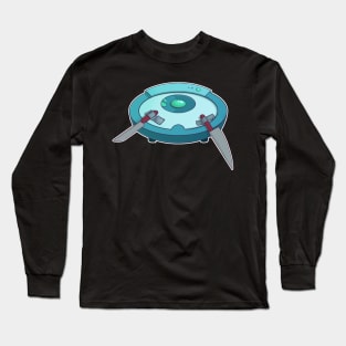 Beloved Stabby the Space Roomba Long Sleeve T-Shirt